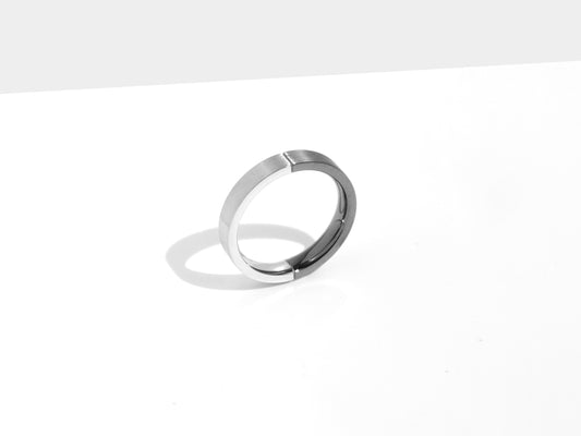 2-Tone Minimal Ring | Grey