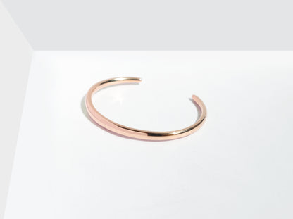 Flow Cuff Bracelet | Rose Gold | Engravable