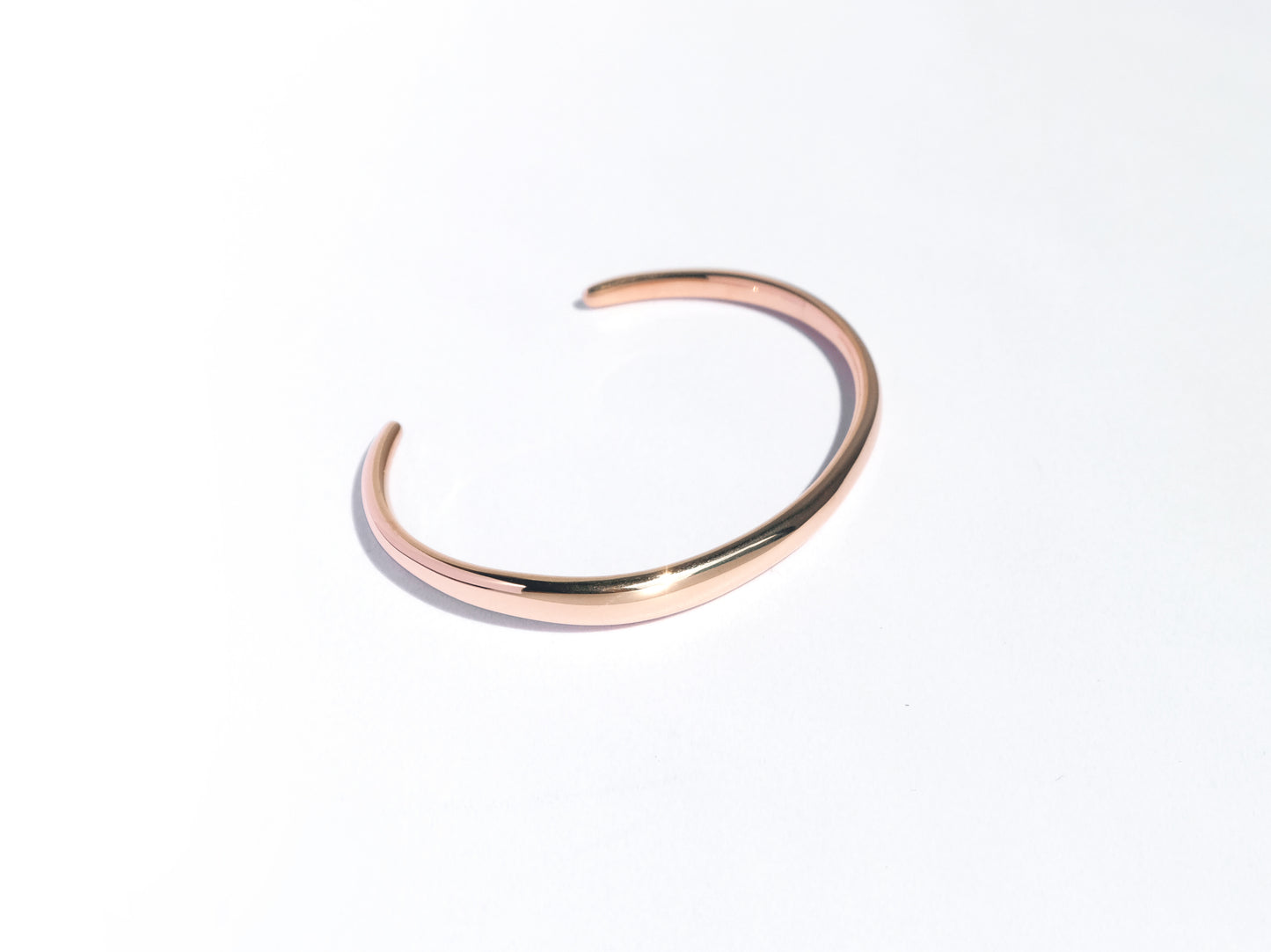 Flow Cuff Bracelet | Rose Gold | Engravable