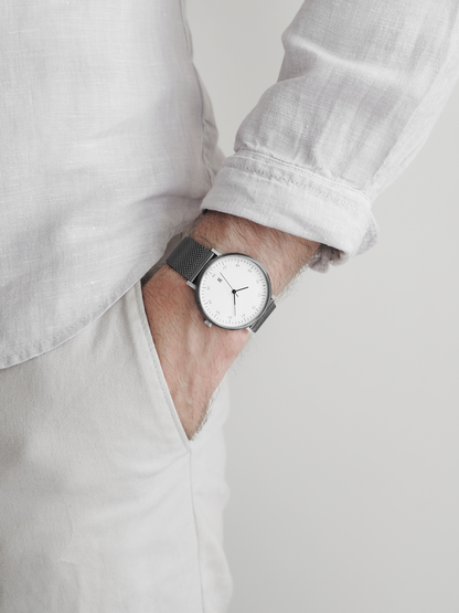 GREY x SILVER MG001 WATCH