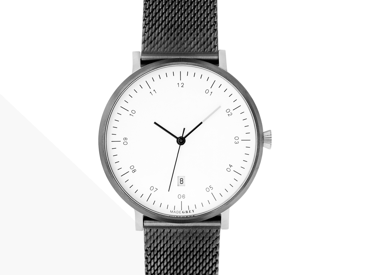 GREY x SILVER MG001 WATCH